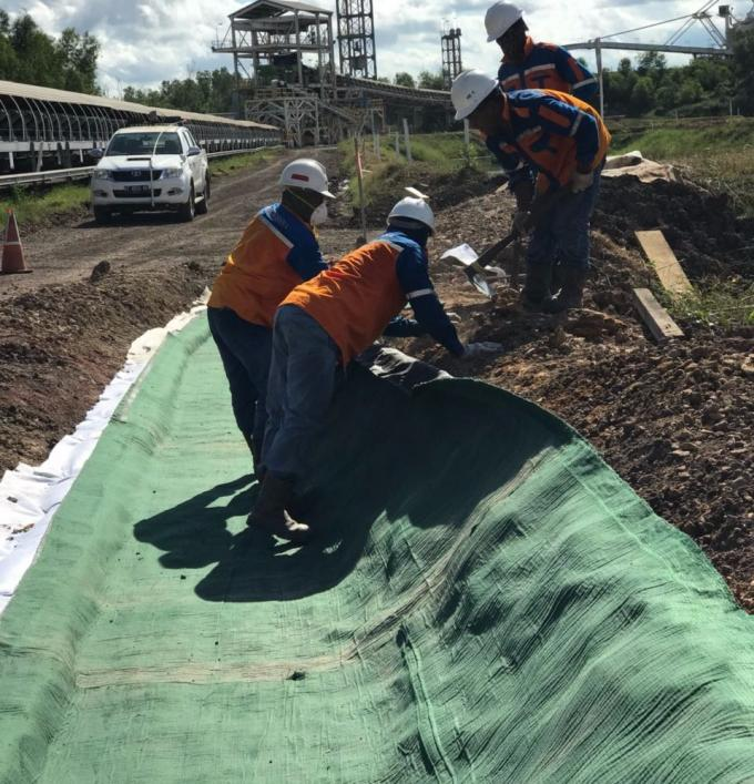 Rolos de tecido de esteira de concreto para proteção de encostas e revestimento de valas para oferecer controle de erosão 1