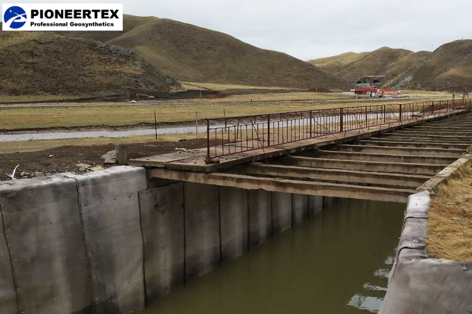 Lona impregnada de concreto Flexbile para proteção de encostas 2